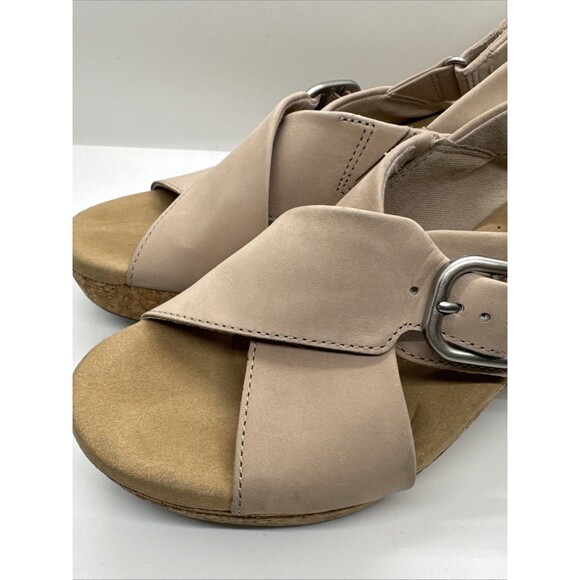 Clarks Women's Giselle Dove Sand Nubuck Size 8 - Picture 7 of 12